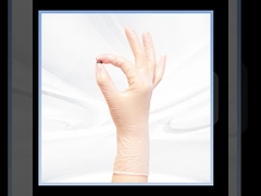 ถุงมือ PVC แบบใช้แล้วทิ้งของ FDA ถุงมือแบบใช้แล้วทิ้งที่ทนน้ำมัน