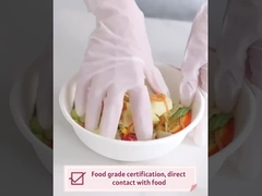 ถุงมือไนไตรแบบใช้แล้วทิ้งสีขาวแข็งแรงเป็นพิเศษ ถุงมือไนไตรแบบใช้แล้วทิ้งอเนกประสงค์ 8 มิลลิลิตร