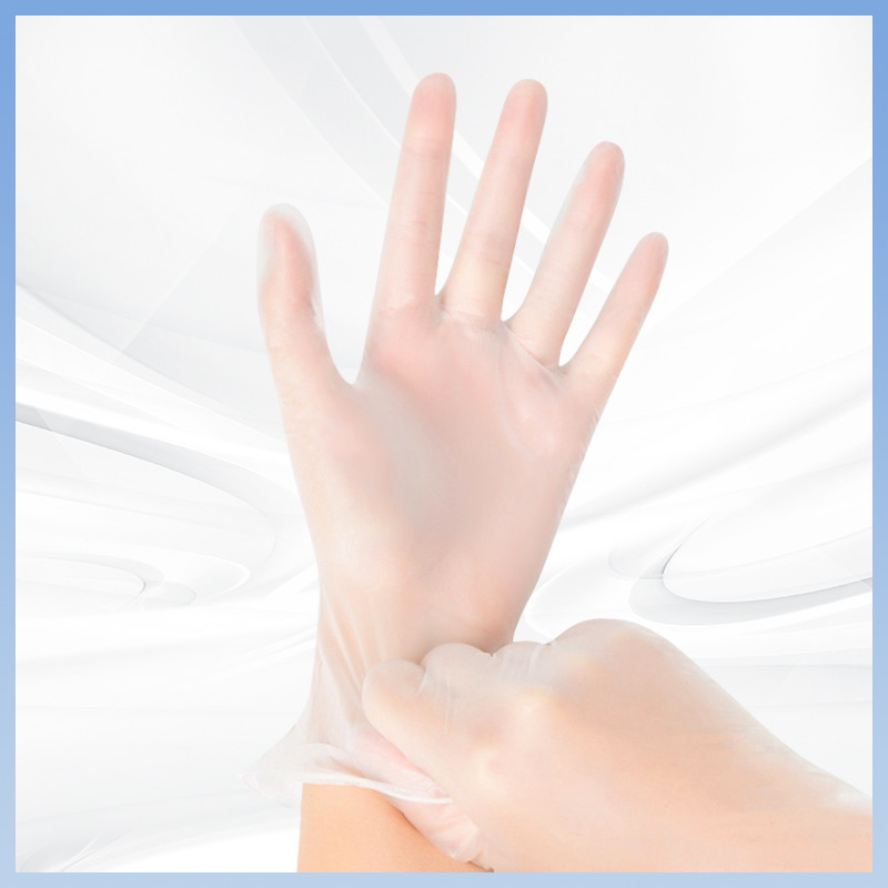 การป้องกันรอบด้าน ถุงมือ PVC แบบใช้แล้วทิ้งปกป้องมือของคุณ ให้คุณรู้สึกสบายใจมากขึ้น