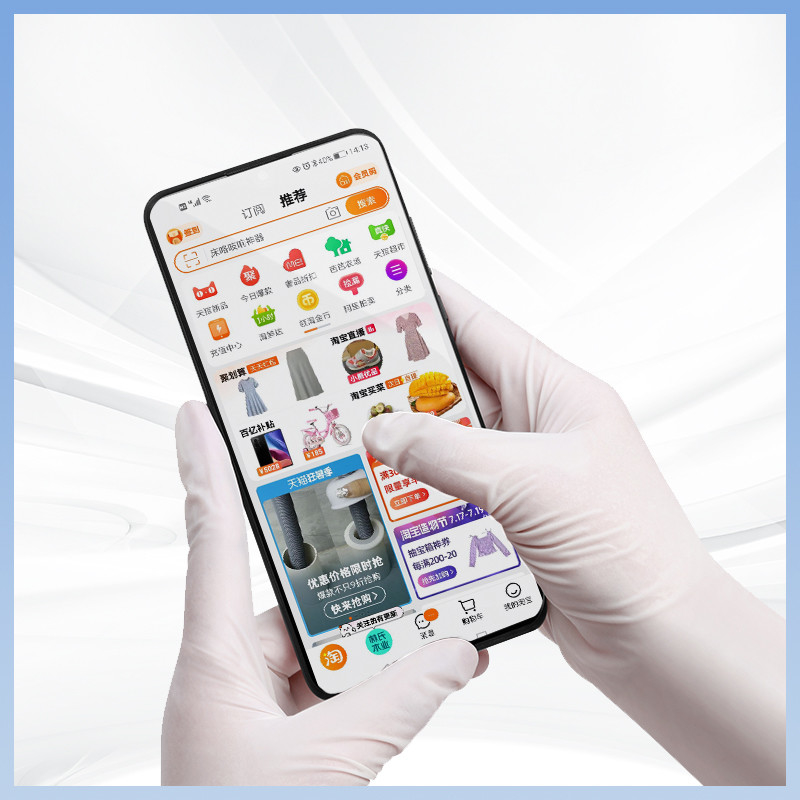 OEM ถุงมือลาเท็กซ์สีขาว ความสะดวกสบายทั้งวัน: ถุงมือลาเท็กซ์ใช้ครั้งเดียวสําหรับการใช้งานยาวนานโดยไม่เหนื่อย